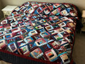 Scrap Collection Log Cabin Patchwork