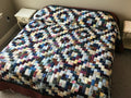 Scrappy Navy Patchwork Large