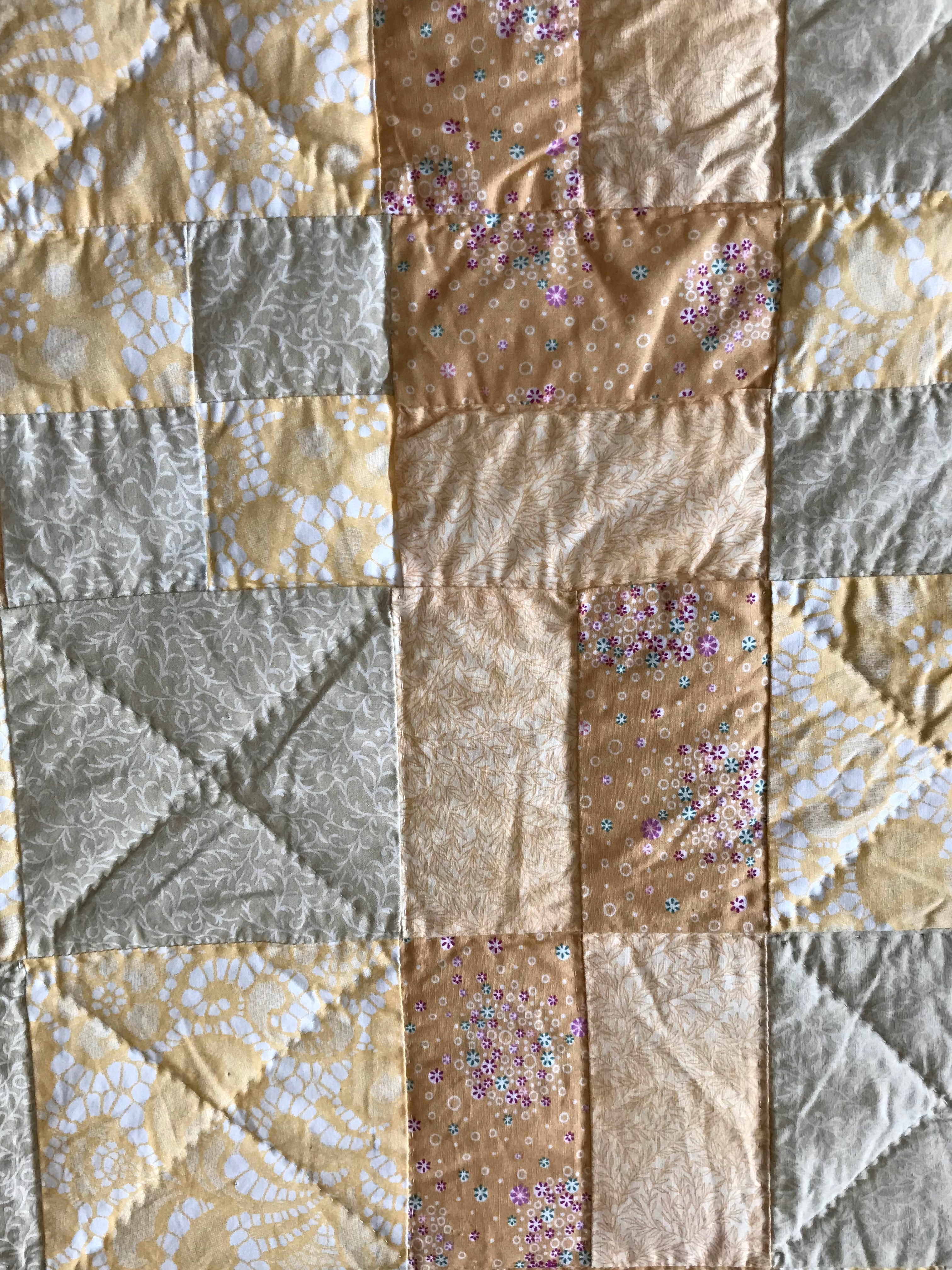 Sunshine Yellow Patchwork