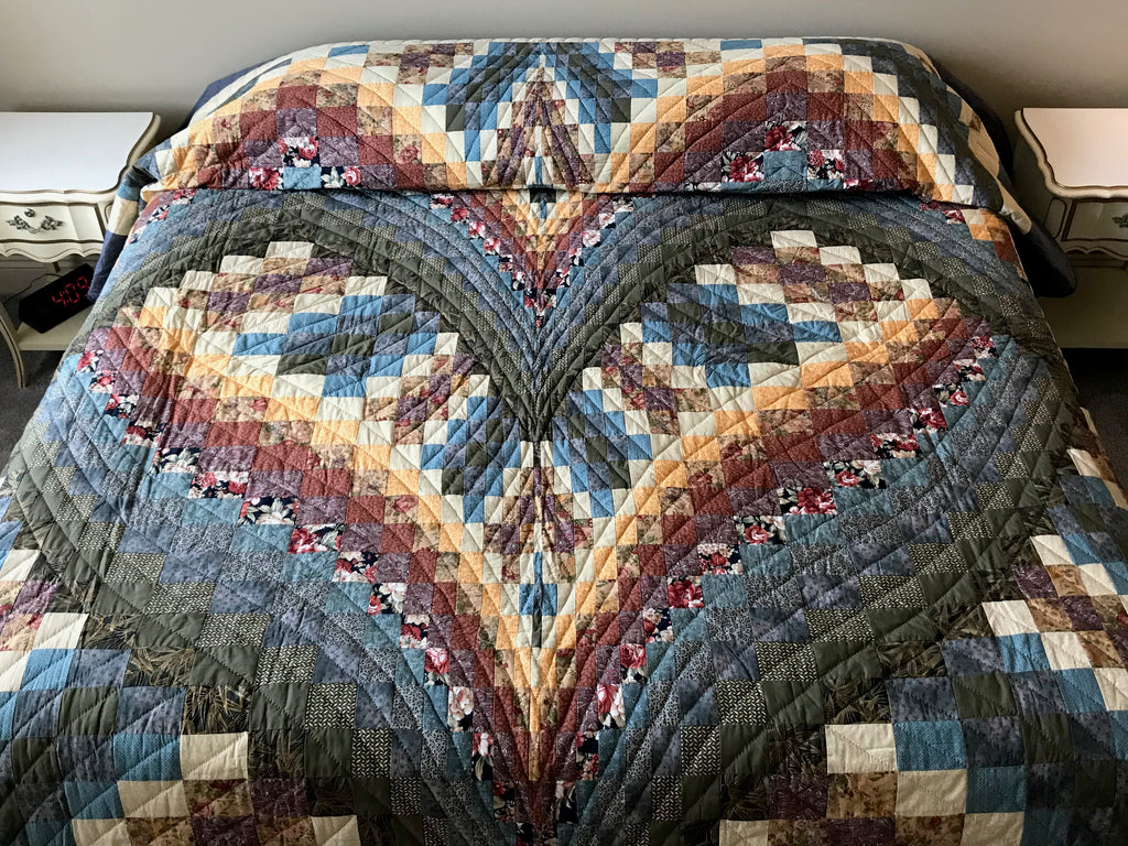 Bargello Heart Patchwork