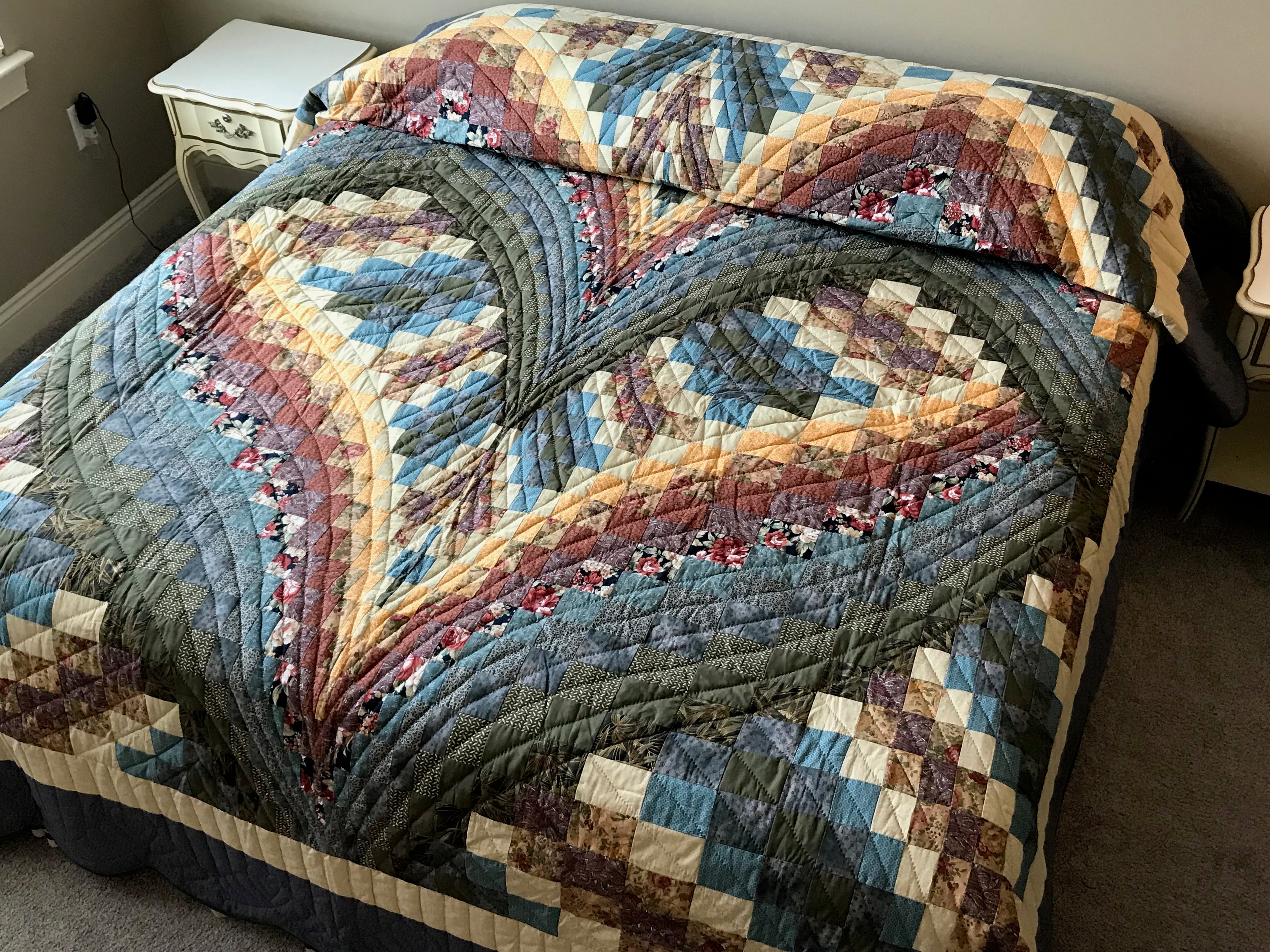 Bargello Heart Patchwork