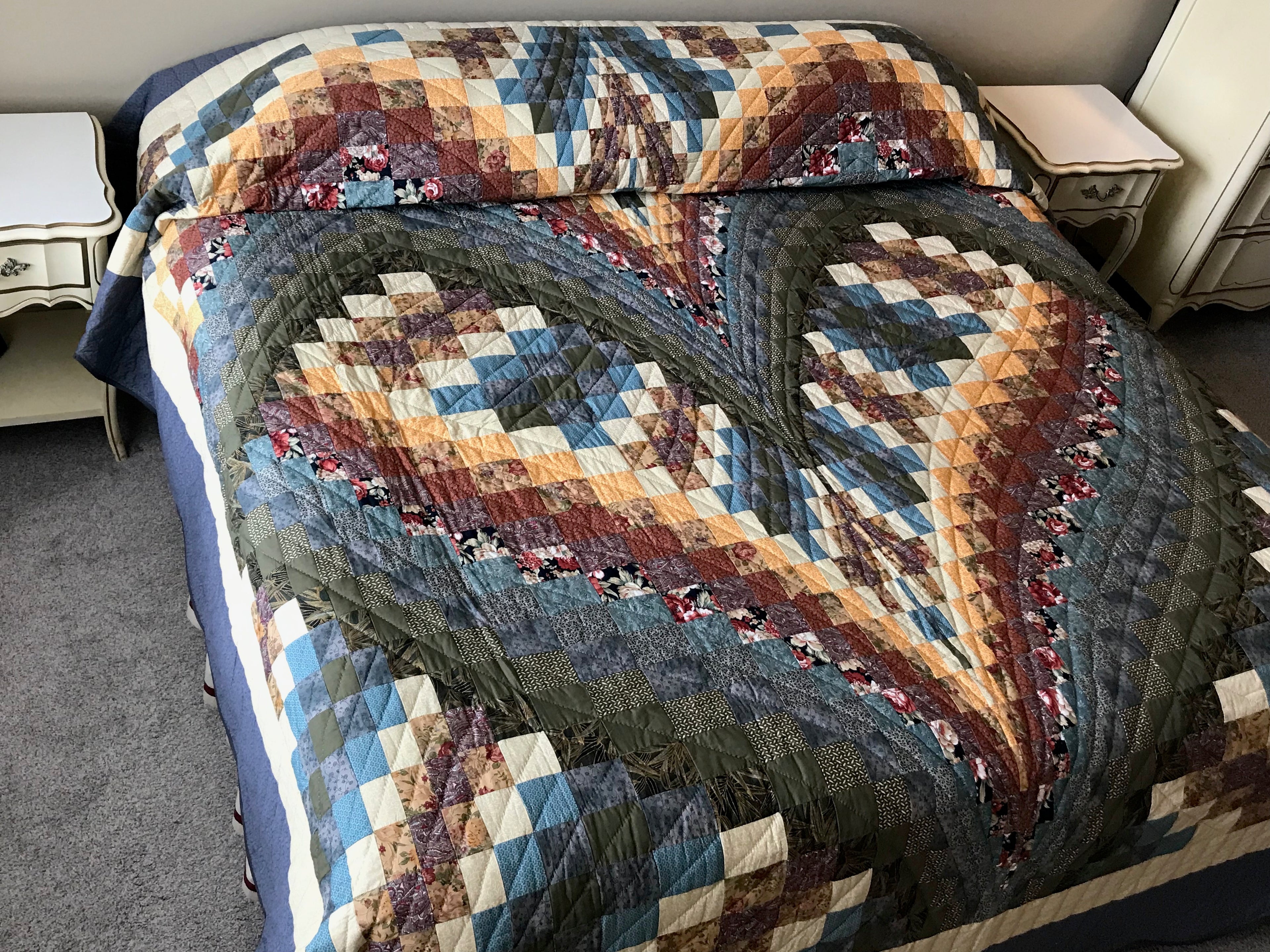 Bargello Heart Patchwork