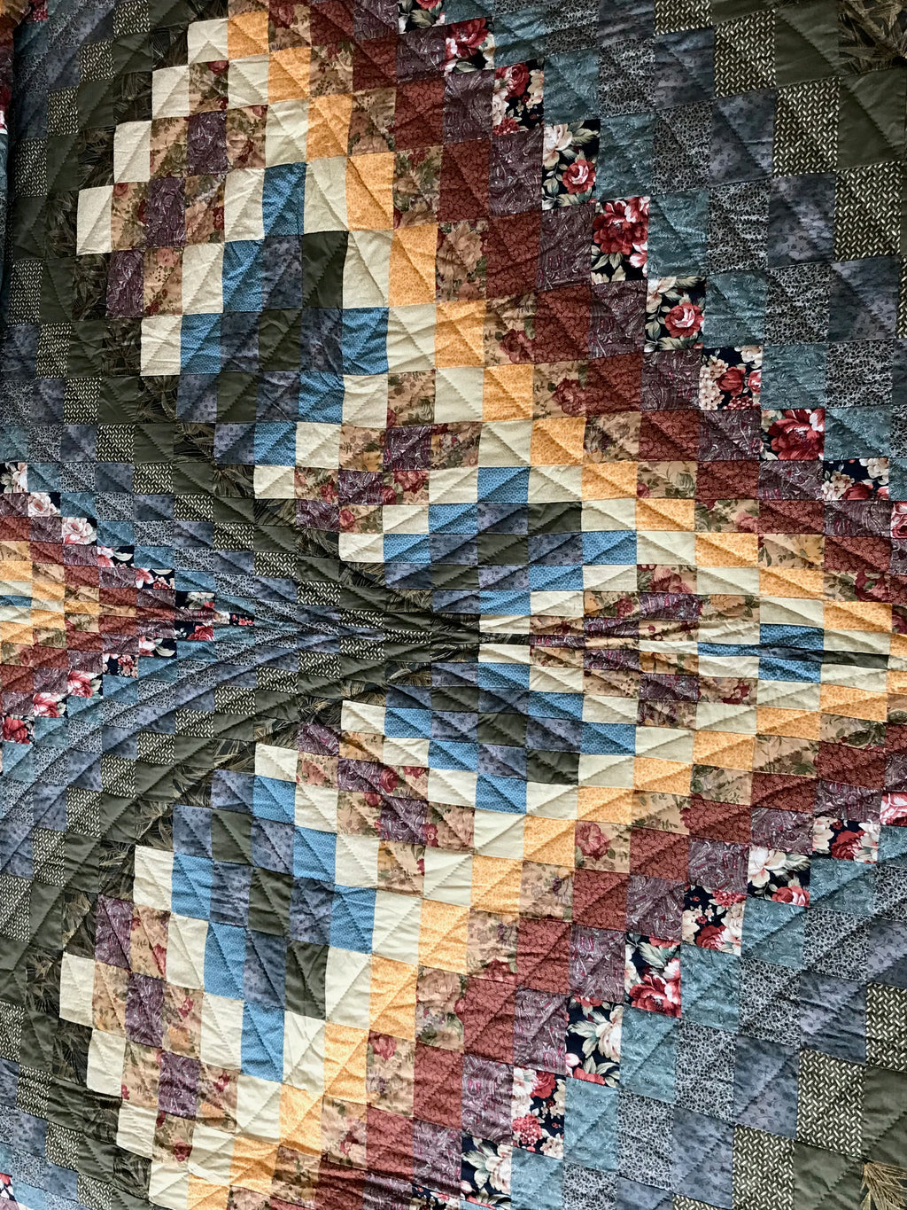 Bargello Heart Patchwork