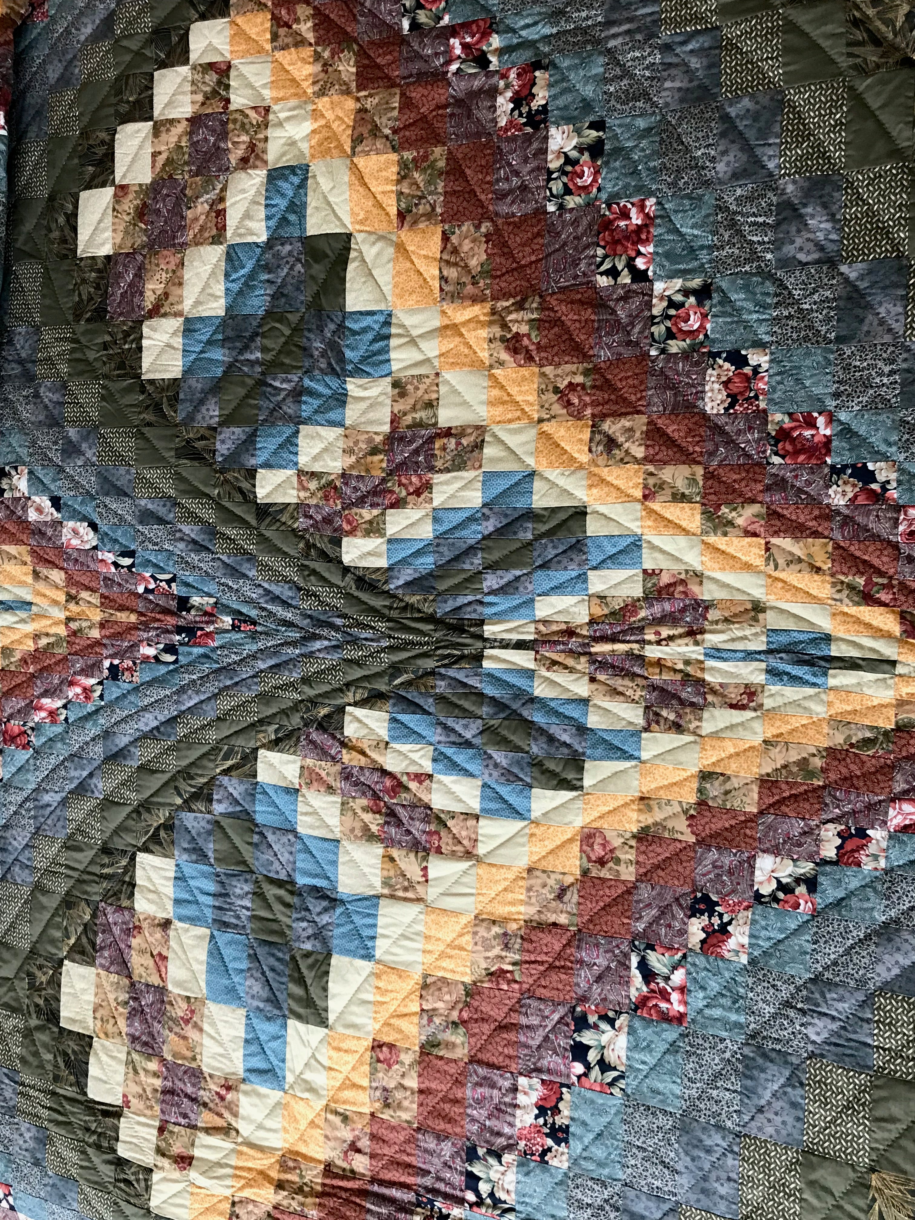 Bargello Heart Patchwork