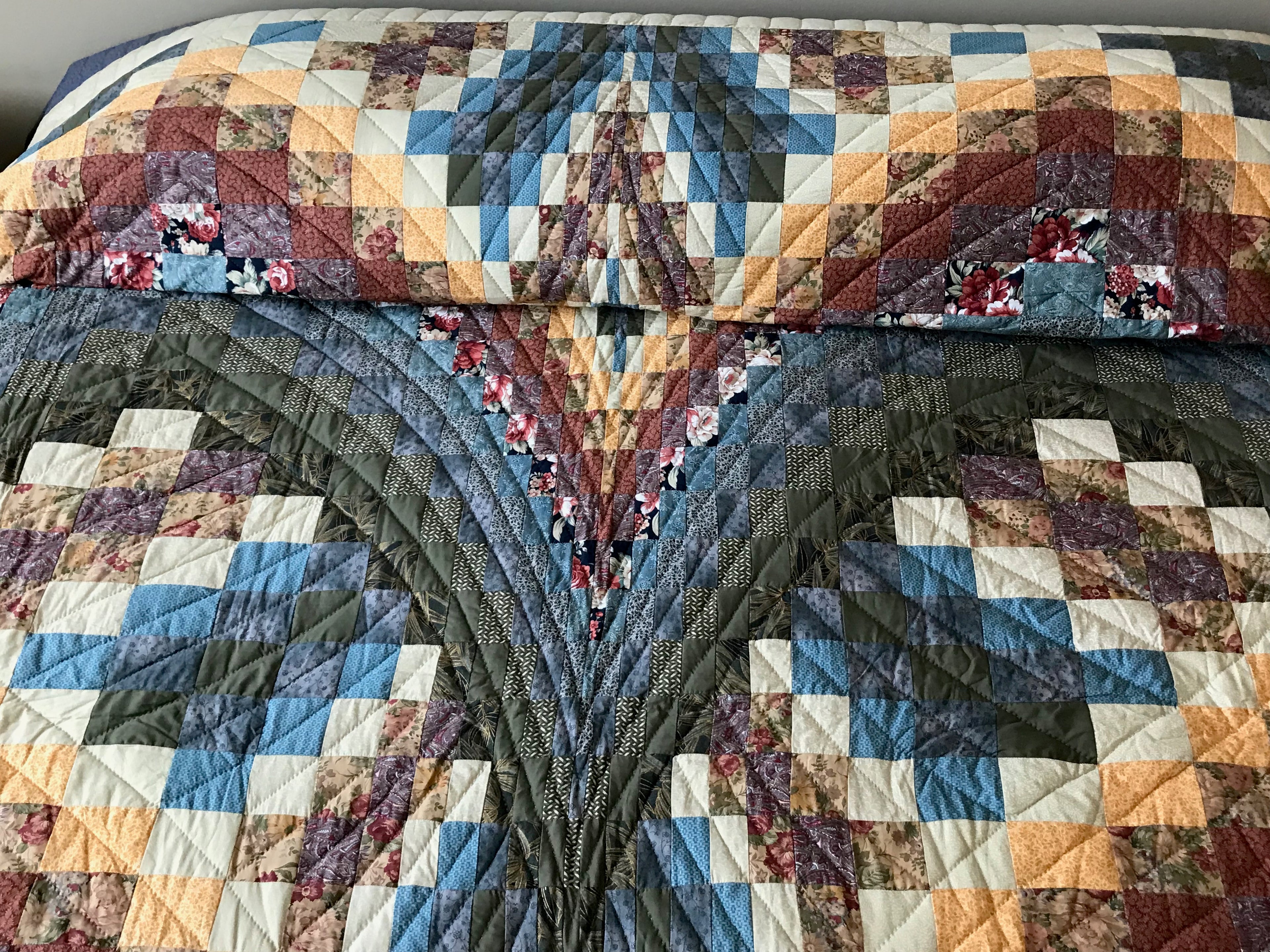 Bargello Heart Patchwork