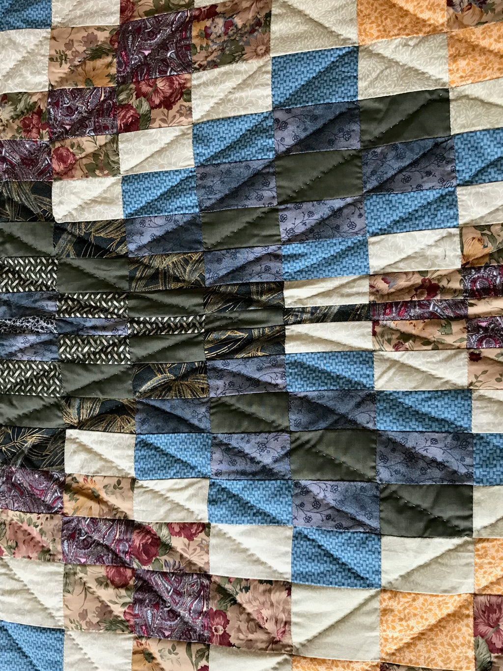 Bargello Heart Patchwork