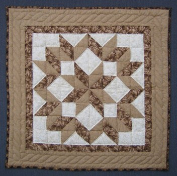 Amish Morning Star Wall Hanging Quilt