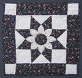 Amish Dahlia Star Wall Hanging Quilt