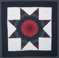 Amish Lone Star Wall Hanging Quilt