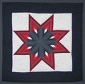 Amish Cabin Star Wall Hanging Quilt