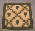 Amish Irish Love Patchwork Wall Hanging Quilt