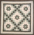 Amish Irish Star Patchwork Wall Hanging Quilt