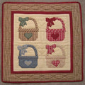 Amish Baskets Patchwork Wall Hanging Quilt