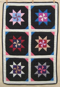 Amish Mennonite Star Patchwork Wall Hanging Quilt