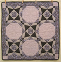 Amish Stormy Night Patchwork Wall Hanging Quilt