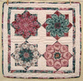 Amish Floral Star Patchwork Wall Hanging Quilt