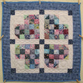 Patchwork Hearts Amish Quilt Wallhanging