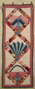 Basket Fan Amish Quilt Wallhanging