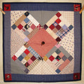 Hopscotch Nine Patch Amish Quilt Wallhanging