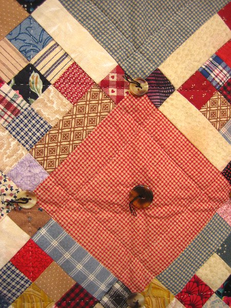 Hopscotch Nine Patch Amish Quilt Wallhanging