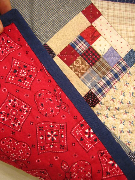 Hopscotch Nine Patch Amish Quilt Wallhanging