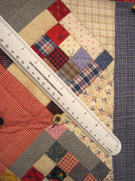 Hopscotch Nine Patch Amish Quilt Wallhanging