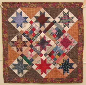 Terra Stars Amish Quilt Wallhanging