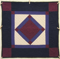 Amish Center Diamond Dutch Color Wall Hanging Quilt