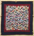 Amish Postage Stamp Wallhanging Quilt