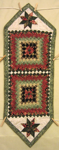 Amish Miniature Diamond Square Wall Hanging Quilt