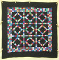 Amish Scrappy Patchwork Wall Hanging Quilt