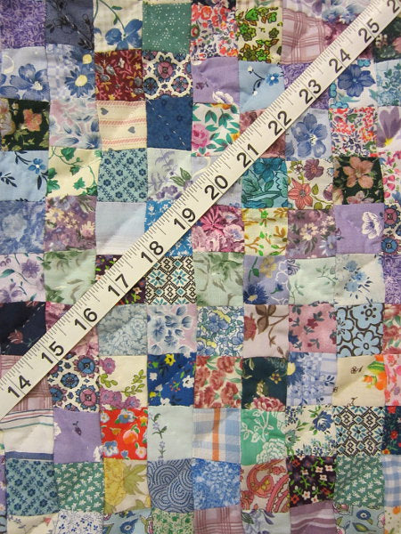 Amish Postage Stamp Wall Hanging Quilt