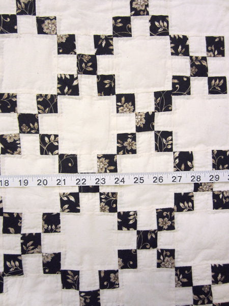 Amish Nine Patch Wall Hanging Quilt