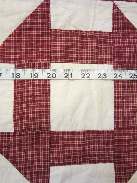 Homespun Sampler Amish Patchwork Wall Hanging Quilt