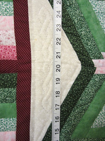 Diamond Blending Star Amish Patchwork Wall Hanging Quilt