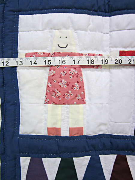 School Days Amish Wall Hanging Quilt