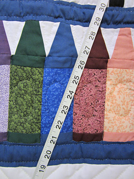 School Days Amish Wall Hanging Quilt