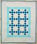 Amish Nine Patch Patchwork Wall Hanging Quilt