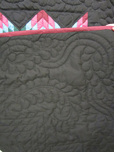 Amish Sunshine Star Patchwork Wall Hanging Quilt
