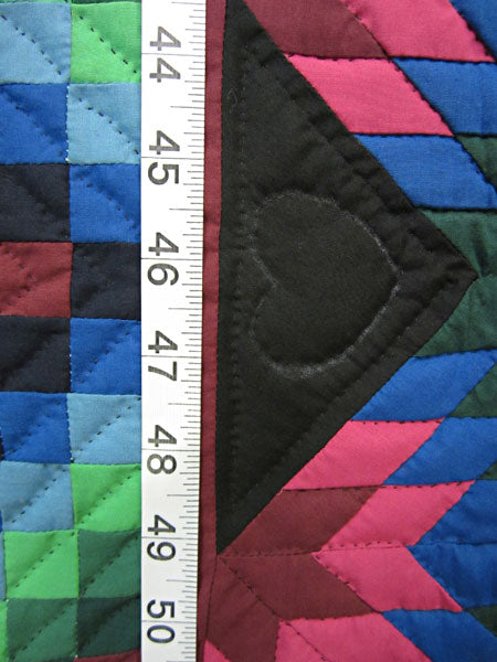 Amish Sunshine Star Patchwork Wall Hanging Quilt