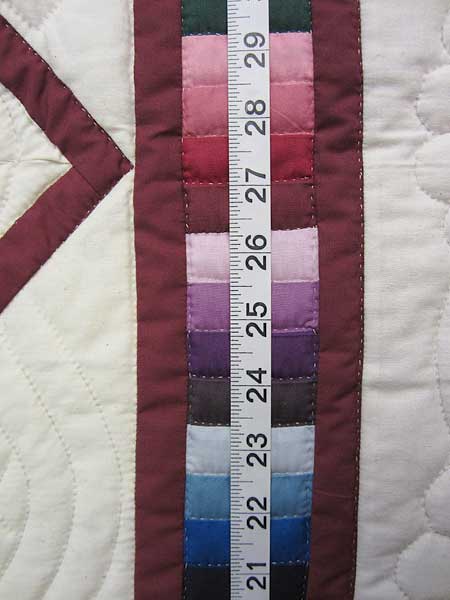 Amish Spinning Star Patchwork Wall Hanging Quilt