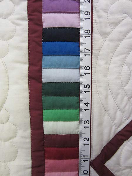 Amish Spinning Star Patchwork Wall Hanging Quilt
