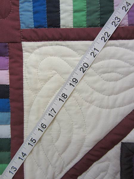 Amish Spinning Star Patchwork Wall Hanging Quilt
