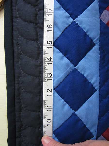 Amish Miniature Nine Patch in Nine Patchwork Quilt Wall Hanging