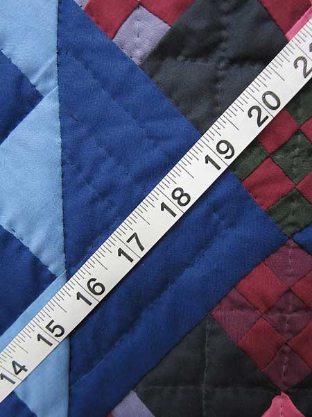 Amish Miniature Nine Patch in Nine Patchwork Quilt Wall Hanging