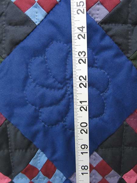 Amish Miniature Nine Patch in Nine Patchwork Quilt Wall Hanging