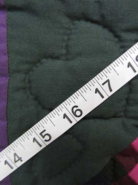Miniature Amish TATW Postage Stamp Quilt Wallhanging