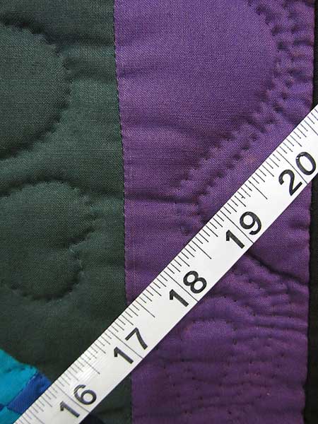 Miniature Amish TATW Postage Stamp Quilt Wallhanging