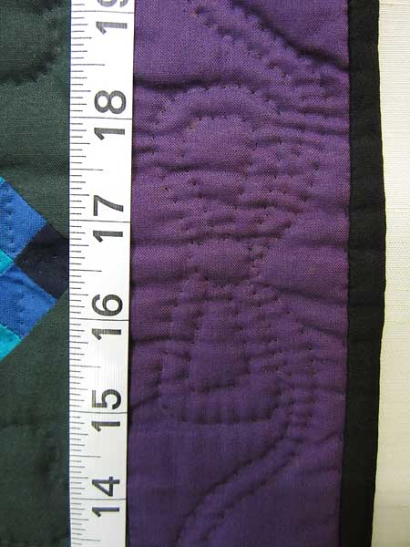 Miniature Amish TATW Postage Stamp Quilt Wallhanging