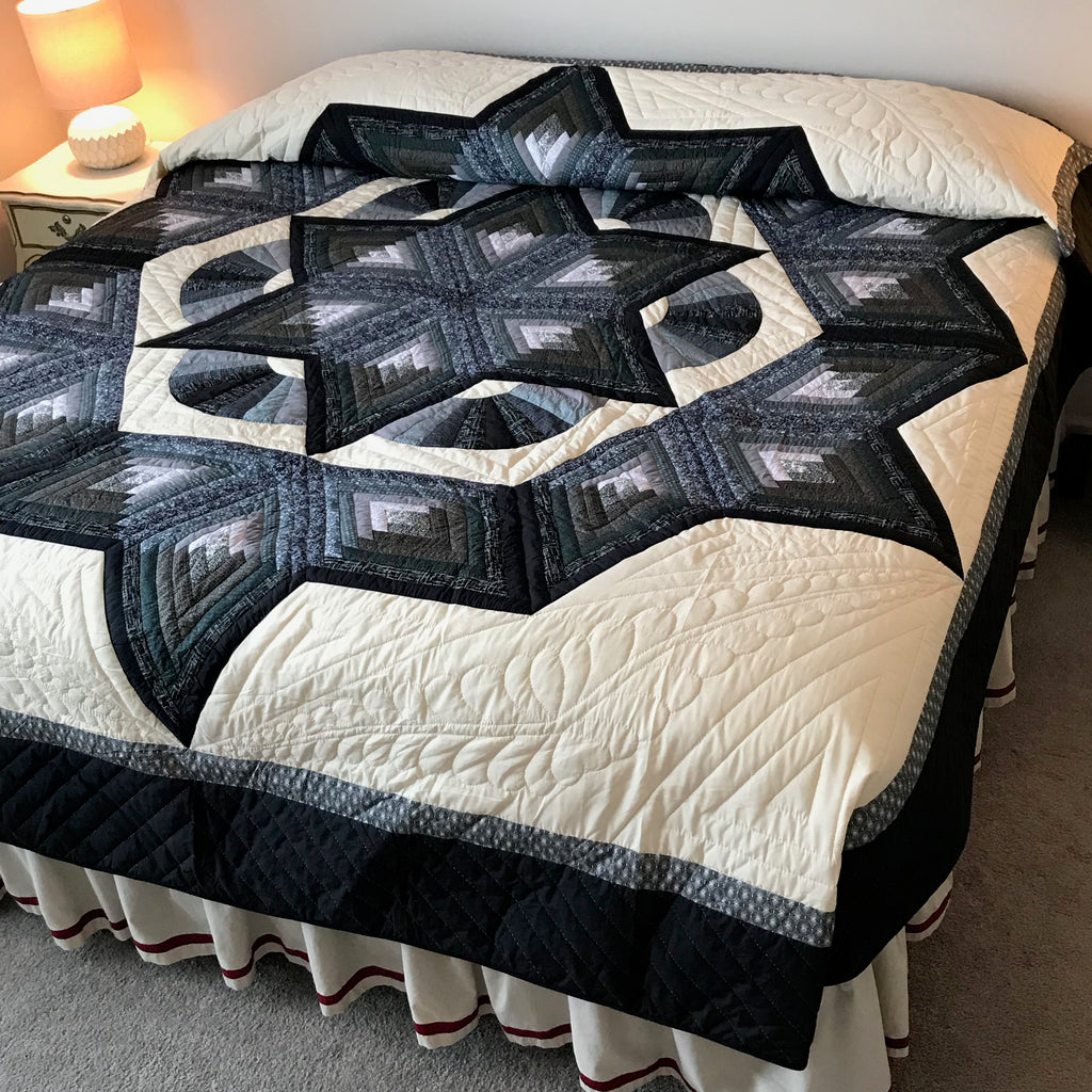 Broken Star Log Fan Patchwork